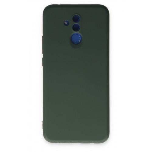 Newface Huawei Mate 20 Lite Kılıf Nano içi Kadife Silikon - Koyu Yeşil Newface Huawei Mate 20 Lite Kılıf Nano içi Kadife Silikon - Koyu Yeşil