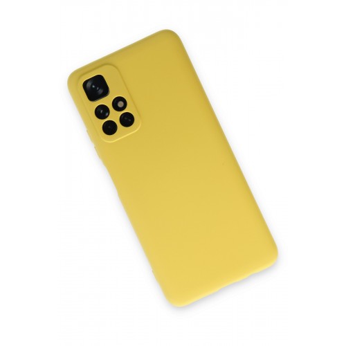 Newface Xiaomi Redmi Note 11T Kılıf Nano içi Kadife Silikon - Sarı Newface Xiaomi Redmi Note 11T Kılıf Nano içi Kadife Silikon - Sarı