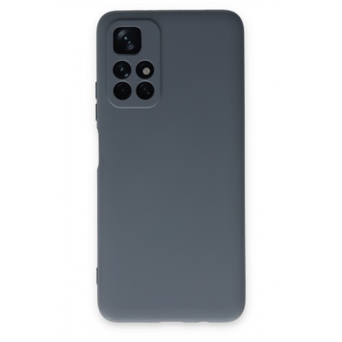 Newface Xiaomi Redmi Note 11T Kılıf Nano içi Kadife Silikon - Gri Newface Xiaomi Redmi Note 11T Kılıf Nano içi Kadife Silikon - Gri