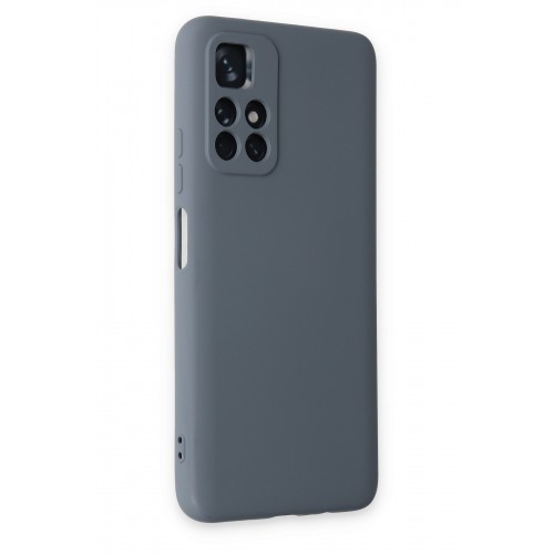 Newface Xiaomi Redmi Note 11T Kılıf Nano içi Kadife Silikon - Gri Newface Xiaomi Redmi Note 11T Kılıf Nano içi Kadife Silikon - Gri
