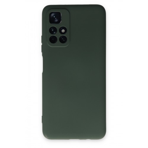 Newface Xiaomi Redmi Note 11T Kılıf Nano içi Kadife Silikon - Koyu Yeşil Newface Xiaomi Redmi Note 11T Kılıf Nano içi Kadife Silikon - Koyu Yeşil