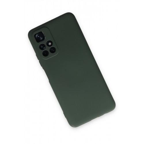 Newface Xiaomi Redmi Note 11T Kılıf Nano içi Kadife Silikon - Koyu Yeşil Newface Xiaomi Redmi Note 11T Kılıf Nano içi Kadife Silikon - Koyu Yeşil