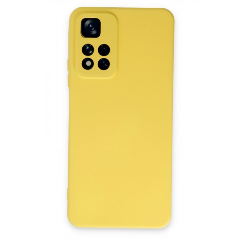 Newface Xiaomi Redmi Note 11 Pro Plus 5G Kılıf Nano içi Kadife Silikon - Sarı Newface Xiaomi Redmi Note 11 Pro Plus 5G Kılıf Nano içi Kadife Silikon - Sarı