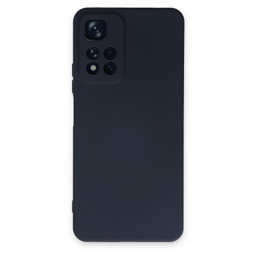 Newface Xiaomi Redmi Note 11 Pro Plus 5G Kılıf Nano içi Kadife  Silikon - Lacivert