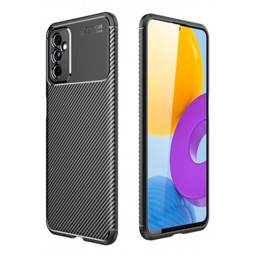 Newface Samsung Galaxy M52 5G Kılıf Focus Karbon Silikon - Siyah Newface Samsung Galaxy M52 5G Kılıf Focus Karbon Silikon - Siyah