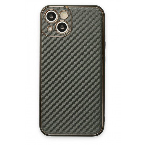 Newface iPhone 13 Kılıf Coco Karbon Silikon - Füme Newface iPhone 13 Kılıf Coco Karbon Silikon - Füme