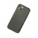 Newface iPhone 13 Kılıf Coco Karbon Silikon - Füme Newface iPhone 13 Kılıf Coco Karbon Silikon - Füme