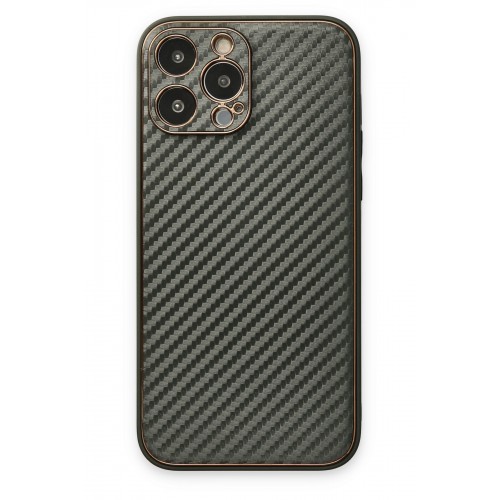 Newface iPhone 13 Pro Kılıf Coco Karbon Silikon - Füme Newface iPhone 13 Pro Kılıf Coco Karbon Silikon - Füme