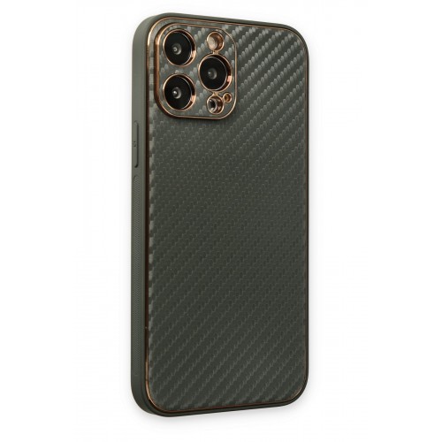 Newface iPhone 13 Pro Kılıf Coco Karbon Silikon - Füme Newface iPhone 13 Pro Kılıf Coco Karbon Silikon - Füme