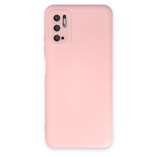 Newface Xiaomi Redmi Note 10 5G Kılıf Nano içi Kadife Silikon - Pudra Newface Xiaomi Redmi Note 10 5G Kılıf Nano içi Kadife Silikon - Pudra
