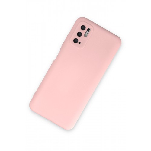 Newface Xiaomi Redmi Note 10 5G Kılıf Nano içi Kadife Silikon - Pudra Newface Xiaomi Redmi Note 10 5G Kılıf Nano içi Kadife Silikon - Pudra