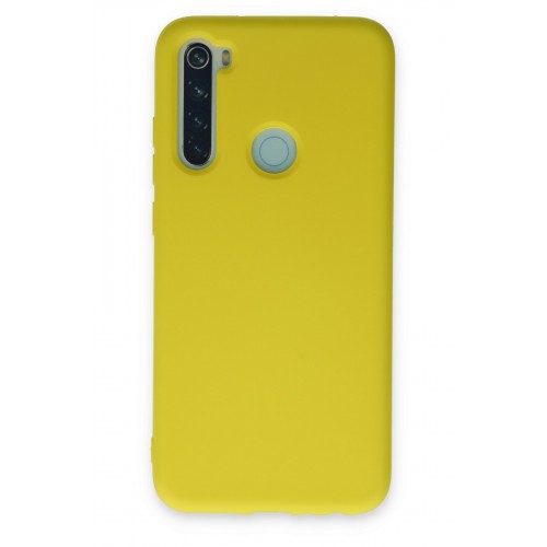 Newface Xiaomi Redmi Note 8 Kılıf Nano içi Kadife Silikon - Sarı Newface Xiaomi Redmi Note 8 Kılıf Nano içi Kadife Silikon - Sarı