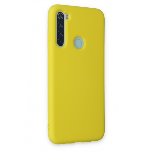 Newface Xiaomi Redmi Note 8 Kılıf Nano içi Kadife Silikon - Sarı Newface Xiaomi Redmi Note 8 Kılıf Nano içi Kadife Silikon - Sarı