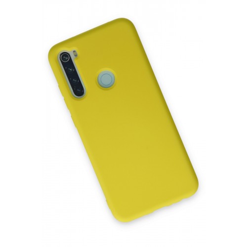 Newface Xiaomi Redmi Note 8 Kılıf Nano içi Kadife Silikon - Sarı Newface Xiaomi Redmi Note 8 Kılıf Nano içi Kadife Silikon - Sarı