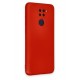 Newface Xiaomi Redmi Note 9 Kılıf Nano içi Kadife  Silikon - Kırmızı