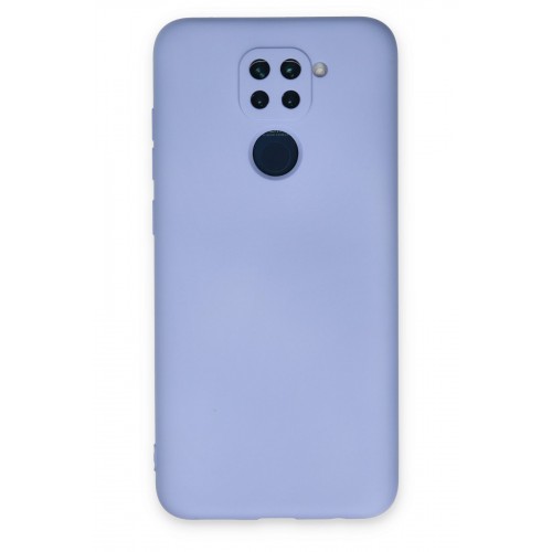 Newface Xiaomi Redmi Note 9 Kılıf Nano içi Kadife  Silikon - Lila