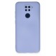 Newface Xiaomi Redmi Note 9 Kılıf Nano içi Kadife  Silikon - Lila
