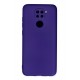 Newface Xiaomi Redmi Note 9 Kılıf Nano içi Kadife Silikon - Mor Newface Xiaomi Redmi Note 9 Kılıf Nano içi Kadife Silikon - Mor