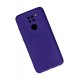 Newface Xiaomi Redmi Note 9 Kılıf Nano içi Kadife Silikon - Mor Newface Xiaomi Redmi Note 9 Kılıf Nano içi Kadife Silikon - Mor