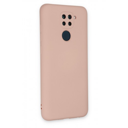 Newface Xiaomi Redmi Note 9 Kılıf Nano içi Kadife Silikon - Pudra Newface Xiaomi Redmi Note 9 Kılıf Nano içi Kadife Silikon - Pudra