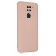 Newface Xiaomi Redmi Note 9 Kılıf Nano içi Kadife Silikon - Pudra Newface Xiaomi Redmi Note 9 Kılıf Nano içi Kadife Silikon - Pudra