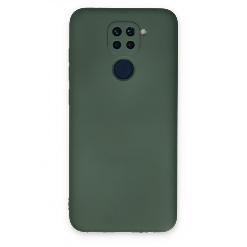 Newface Xiaomi Redmi Note 9 Kılıf Nano içi Kadife Silikon - Koyu Yeşil Newface Xiaomi Redmi Note 9 Kılıf Nano içi Kadife Silikon - Koyu Yeşil