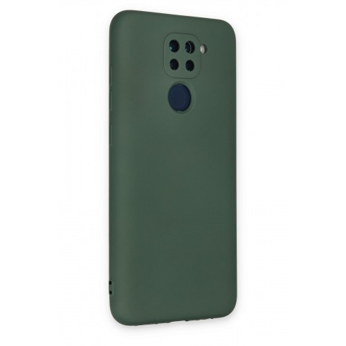 Newface Xiaomi Redmi Note 9 Kılıf Nano içi Kadife Silikon - Koyu Yeşil Newface Xiaomi Redmi Note 9 Kılıf Nano içi Kadife Silikon - Koyu Yeşil