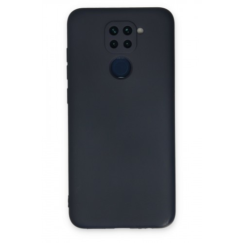 Newface Xiaomi Redmi Note 9 Kılıf Nano içi Kadife  Silikon - Lacivert