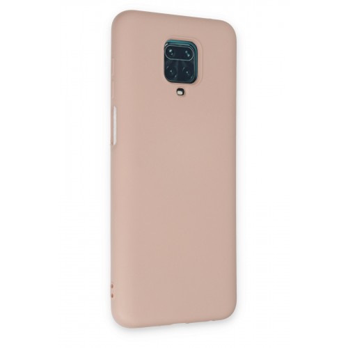 Newface Xiaomi Redmi Note 9S Kılıf Nano içi Kadife Silikon - Pudra Newface Xiaomi Redmi Note 9S Kılıf Nano içi Kadife Silikon - Pudra