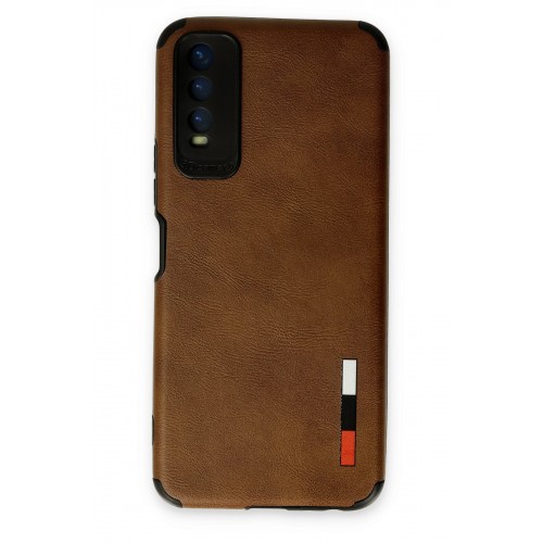 Newface Vivo Y11S Kılıf Loop Deri Silikon - Kahverengi Newface Vivo Y11S Kılıf Loop Deri Silikon - Kahverengi