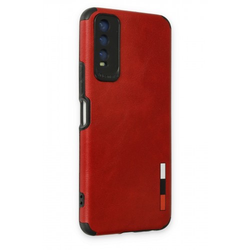 Newface Vivo Y20 Kılıf Loop Deri Silikon - Kırmızı Newface Vivo Y20 Kılıf Loop Deri Silikon - Kırmızı