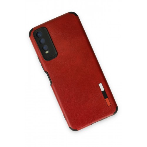 Newface Vivo Y20 Kılıf Loop Deri Silikon - Kırmızı Newface Vivo Y20 Kılıf Loop Deri Silikon - Kırmızı