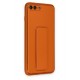 Newface iPhone 8 Plus Kılıf Coco Deri Standlı Kapak - Turuncu Newface iPhone 8 Plus Kılıf Coco Deri Standlı Kapak - Turuncu
