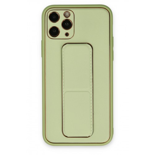 Newface iPhone 11 Pro Kılıf Coco Deri Standlı Kapak - Su Yeşili Newface iPhone 11 Pro Kılıf Coco Deri Standlı Kapak - Su Yeşili