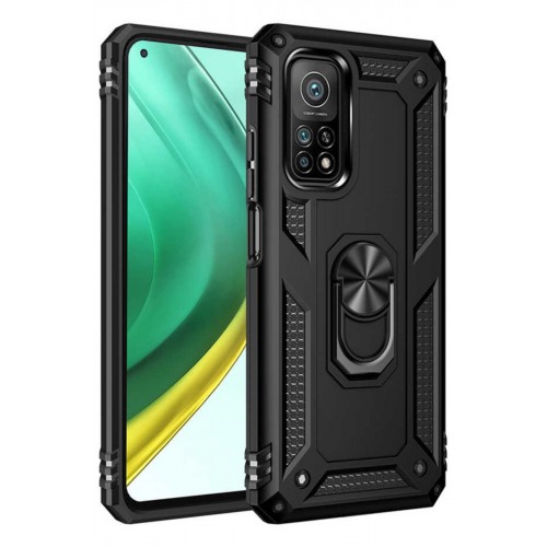 Newface Xiaomi Mi 10T Kılıf Sofya Yüzüklü Silikon Kapak - Siyah Newface Xiaomi Mi 10T Kılıf Sofya Yüzüklü Silikon Kapak - Siyah