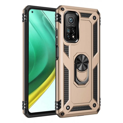 Newface Xiaomi Mi 10T Pro Kılıf Sofya Yüzüklü Silikon Kapak - Gold Newface Xiaomi Mi 10T Pro Kılıf Sofya Yüzüklü Silikon Kapak - Gold