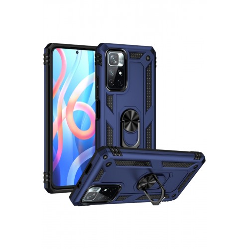 Newface Xiaomi Redmi Note 11T Kılıf Sofya Yüzüklü Silikon Kapak - Lacivert Newface Xiaomi Redmi Note 11T Kılıf Sofya Yüzüklü Silikon Kapak - Lacivert