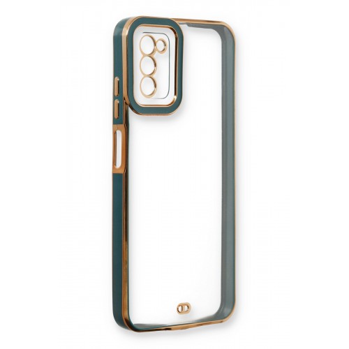Newface Samsung Galaxy A02S Kılıf Liva Lens Silikon - Yeşil Newface Samsung Galaxy A02S Kılıf Liva Lens Silikon - Yeşil