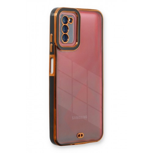 Newface Samsung Galaxy A03S Kılıf Liva Lens Silikon - Siyah
