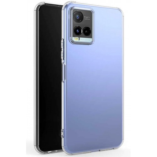 Newface Vivo Y33S Kılıf Lüx Şeffaf Silikon