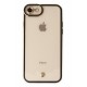 Newface iPhone 8 Kılıf Liva Lens Silikon - Siyah