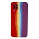 Newface Samsung Galaxy A22 Kılıf Ebruli Lansman Silikon - Kırmızı-Mor Newface Samsung Galaxy A22 Kılıf Ebruli Lansman Silikon - Kırmızı-Mor