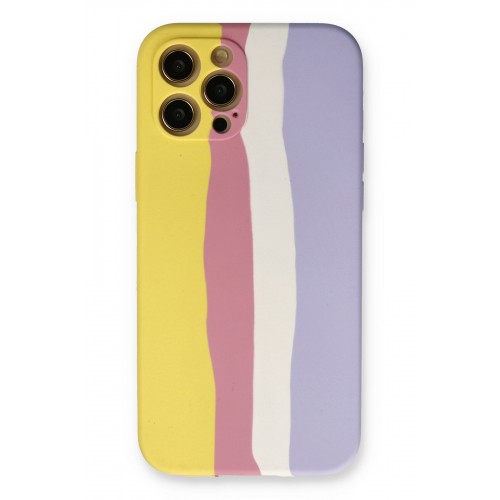 Newface iPhone 12 Pro Max Kılıf Ebruli Lansman Silikon - Sarı-Mavi Newface iPhone 12 Pro Max Kılıf Ebruli Lansman Silikon - Sarı-Mavi