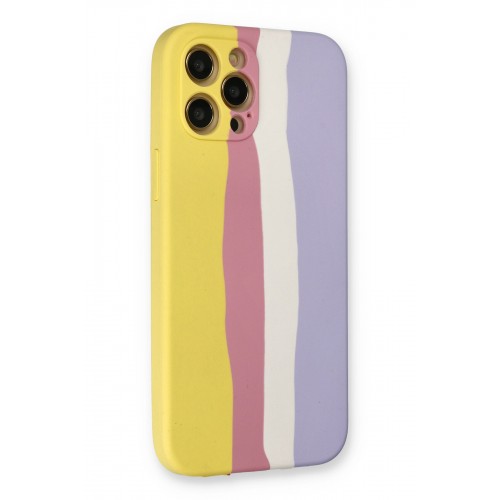 Newface iPhone 12 Pro Max Kılıf Ebruli Lansman Silikon - Sarı-Mavi Newface iPhone 12 Pro Max Kılıf Ebruli Lansman Silikon - Sarı-Mavi