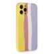 Newface iPhone 12 Pro Max Kılıf Ebruli Lansman Silikon - Sarı-Mavi Newface iPhone 12 Pro Max Kılıf Ebruli Lansman Silikon - Sarı-Mavi