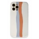 Newface iPhone 12 Pro Max Kılıf Ebruli Lansman Silikon - Beyaz-Turuncu Newface iPhone 12 Pro Max Kılıf Ebruli Lansman Silikon - Beyaz-Turuncu