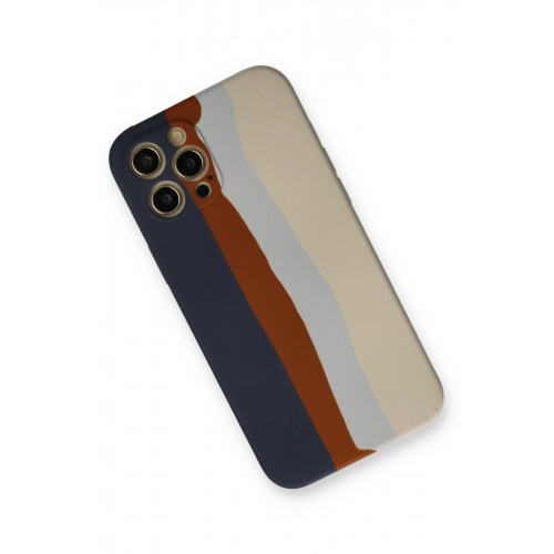 Newface iPhone 12 Pro Max Kılıf Ebruli Lansman Silikon - Lacivert-Krem Newface iPhone 12 Pro Max Kılıf Ebruli Lansman Silikon - Lacivert-Krem