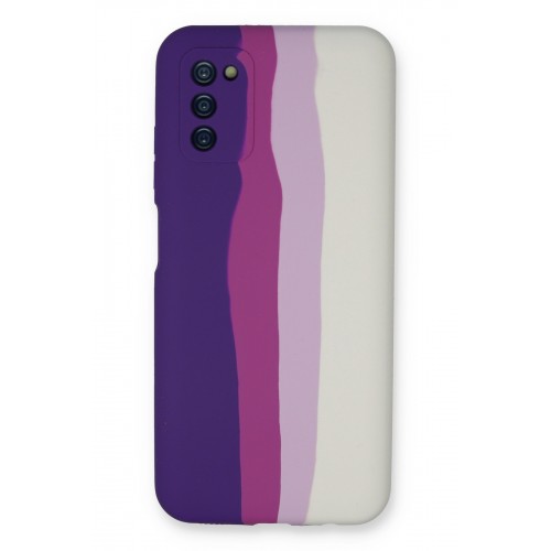 Newface Samsung Galaxy A03S Kılıf Ebruli Lansman Silikon - Mor-Beyaz Newface Samsung Galaxy A03S Kılıf Ebruli Lansman Silikon - Mor-Beyaz