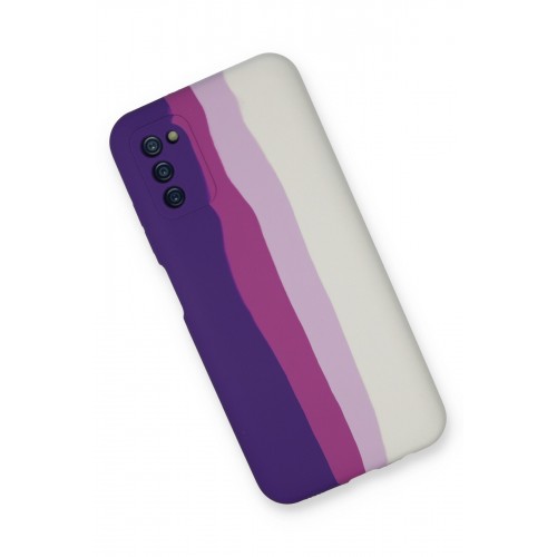 Newface Samsung Galaxy A03S Kılıf Ebruli Lansman Silikon - Mor-Beyaz Newface Samsung Galaxy A03S Kılıf Ebruli Lansman Silikon - Mor-Beyaz