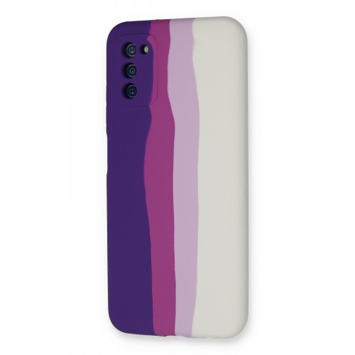 Newface Samsung Galaxy A03S Kılıf Ebruli Lansman Silikon - Mor-Beyaz Newface Samsung Galaxy A03S Kılıf Ebruli Lansman Silikon - Mor-Beyaz